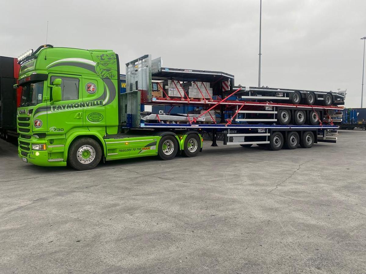 Used MAX Trailer Flat Trailer.