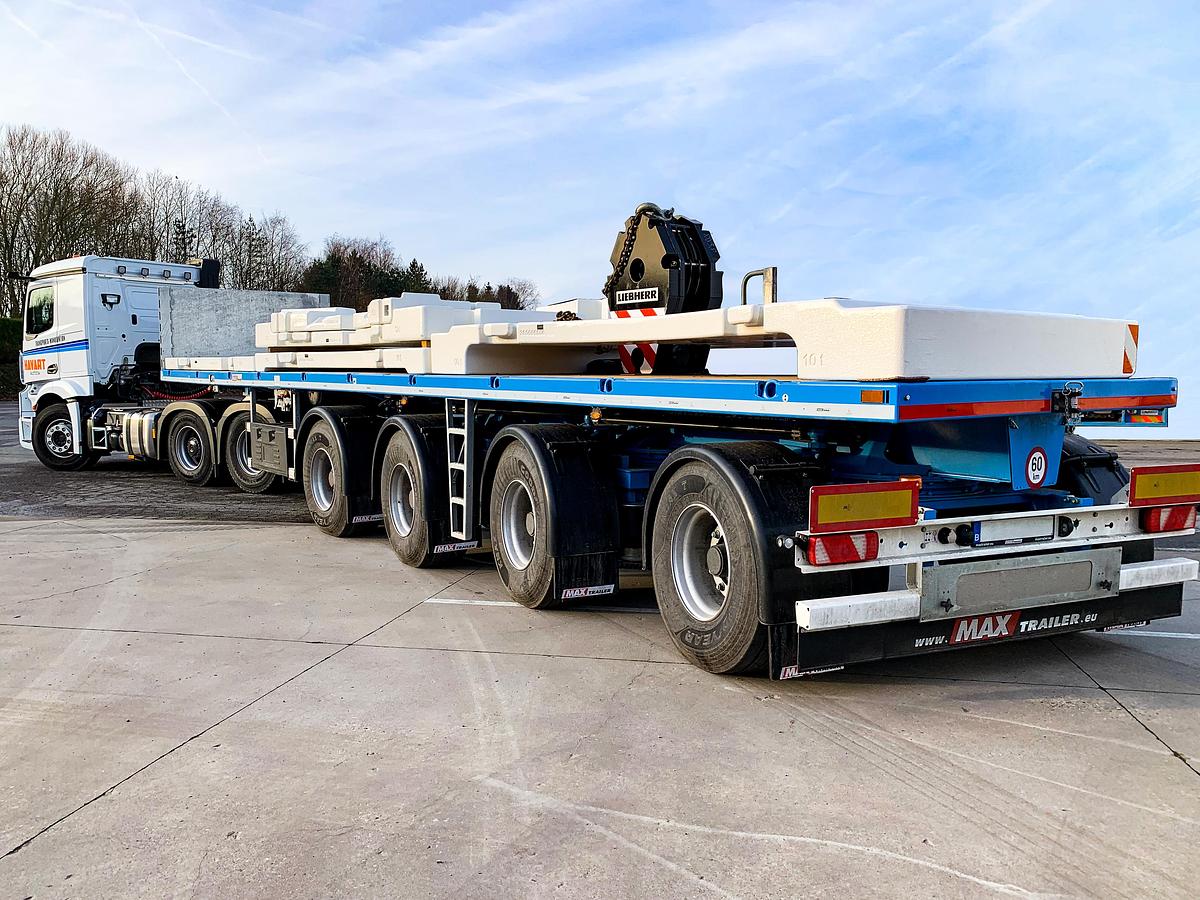 MAX410 ballast trailer
