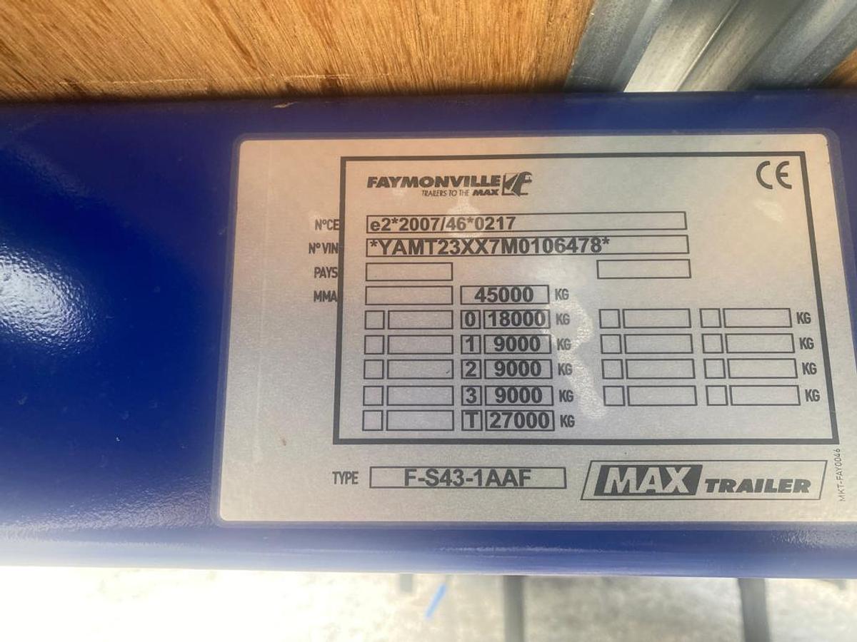 Used MAX Trailer Flat Trailer.