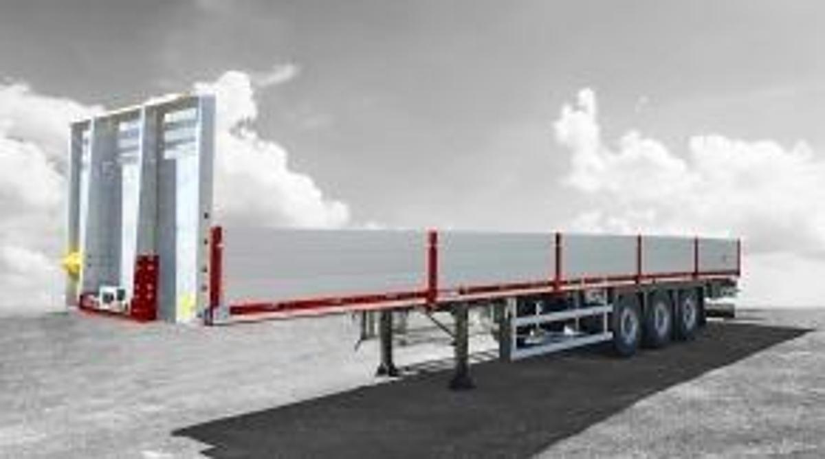 MAX200 flatbed trailer