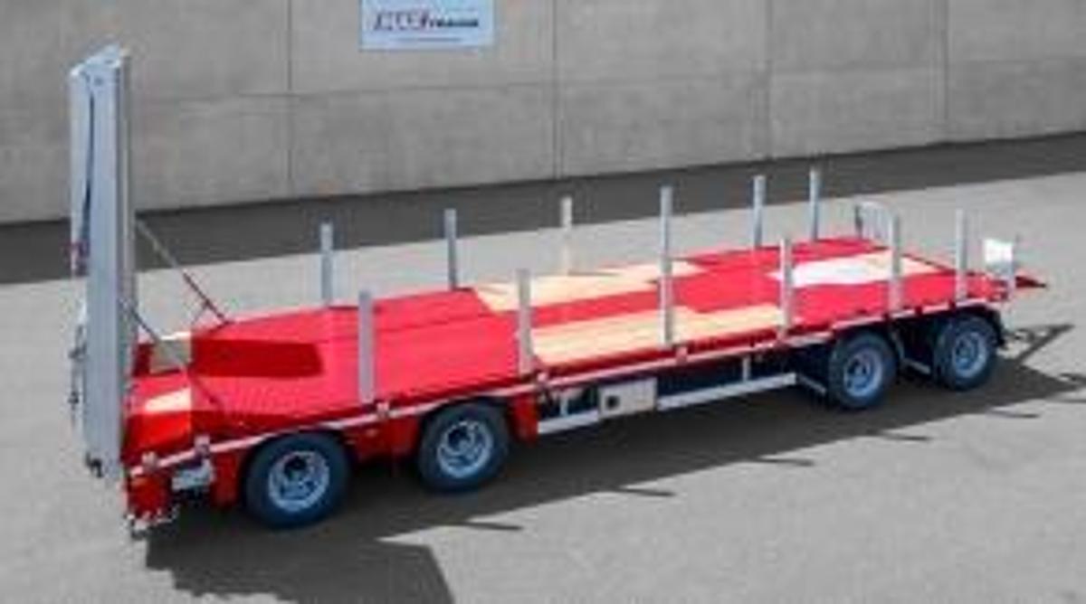 MAX600 turntable trailer