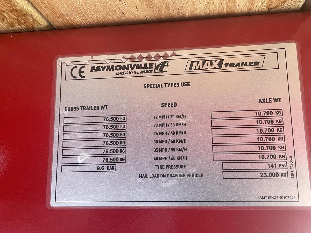 NEW MAX Trailer 5 Axle