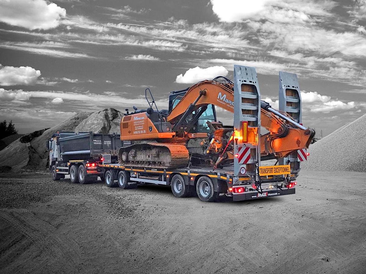 MAX600 turntable trailer