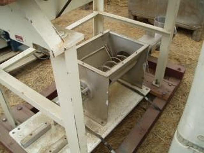 Used Feeder, Screw, 6" X 36", S/st, 1-1/2 HP, Mixing, #S733274