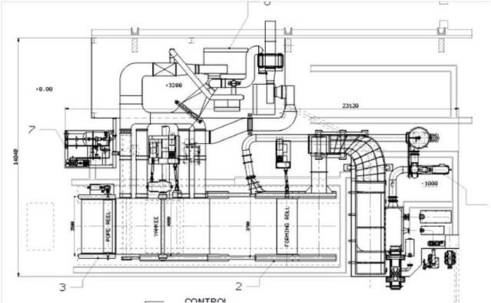 Used (PMT-40) - Tissue Paper Machine, Crescent Former - 2650 mm - Toscotec, Italy