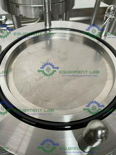Used Lot of 4- Stainless Steel 142mm Membrane Disc Filter w/ N-K31 Pump & 1.5HP Motor