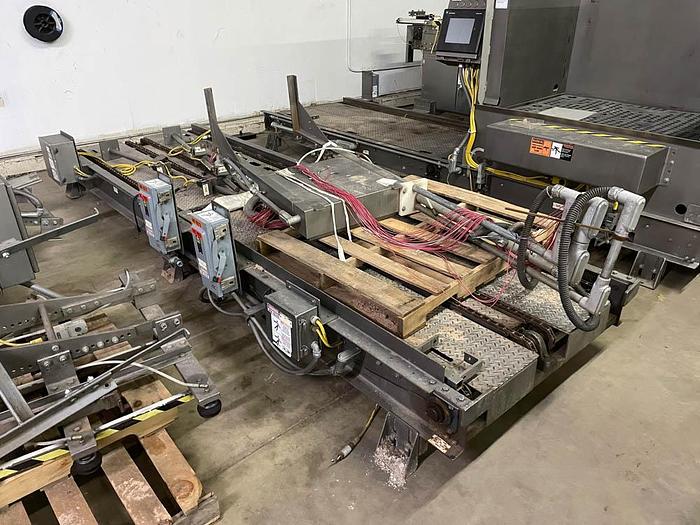 Used Whallon High Speed Bright Can Palletizer