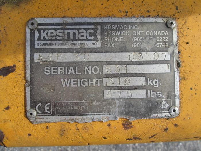 Used Kesmac KTR 30 Turf-Sod Roller