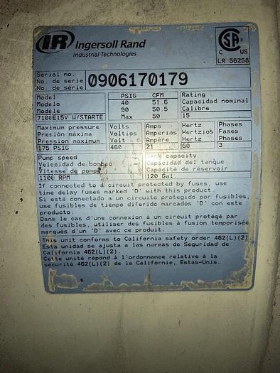 Used Ingersoll Rand Air Compressor