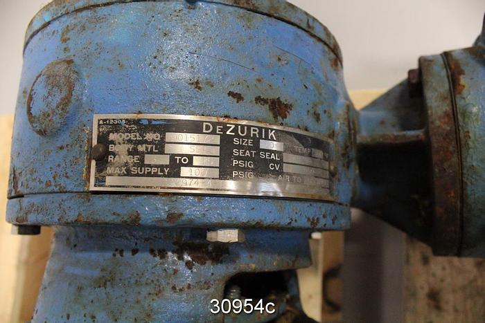 Used Dezurik 9015172 10" Control Plug Valve #30954
