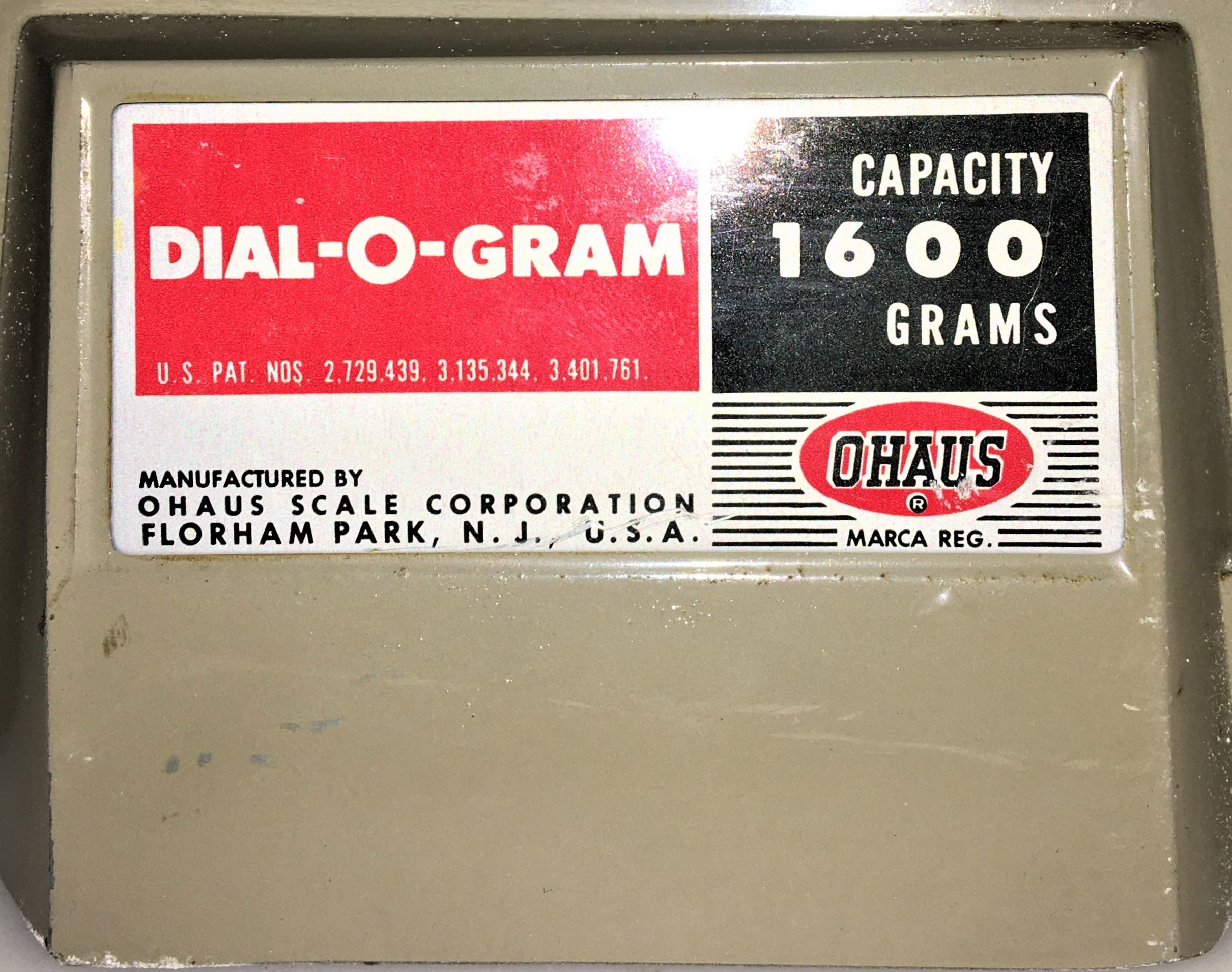 Used Ohaus Dial-O-Gram 1610-00 Triple Beam Balance - 610g x 0.1g