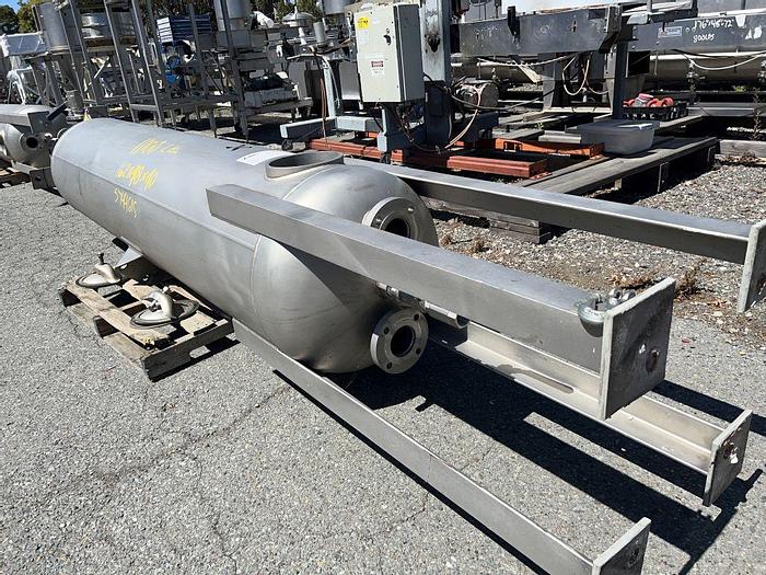 Used Tank, 190 Gallon, S/st, 55 PSI, DT/DB, Morfab #S744615