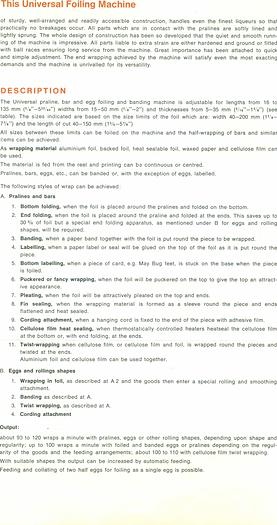 Used Rasch chocolate foil wrapper