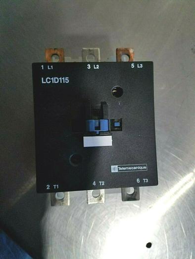 Used Telemecanique 250 Amp Main Contactor LC1 D115/ LC111500 + Heat Sink SHIPS FREE