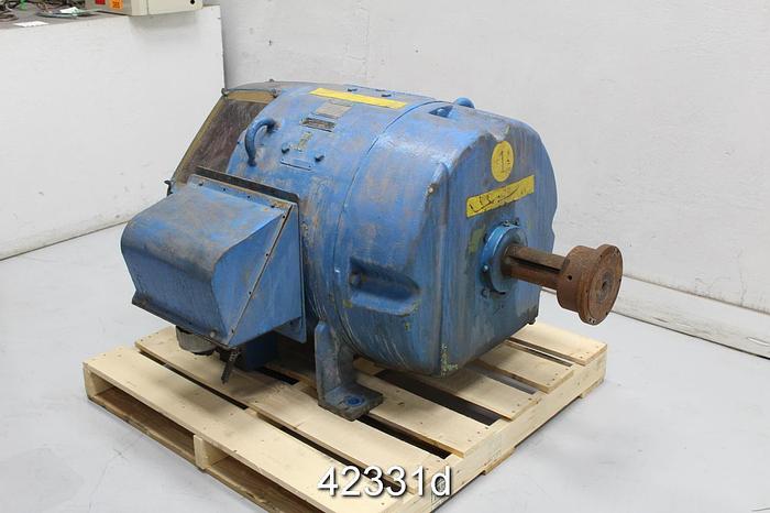 Used Canadian General Electric DC Motor, 200 Hp, 1150 Rpm, 500 Volts #42331
