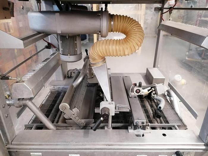 Used Enrobing machine CHOCOTEC Type S-40 with approx. 400 mm working width, 2004.