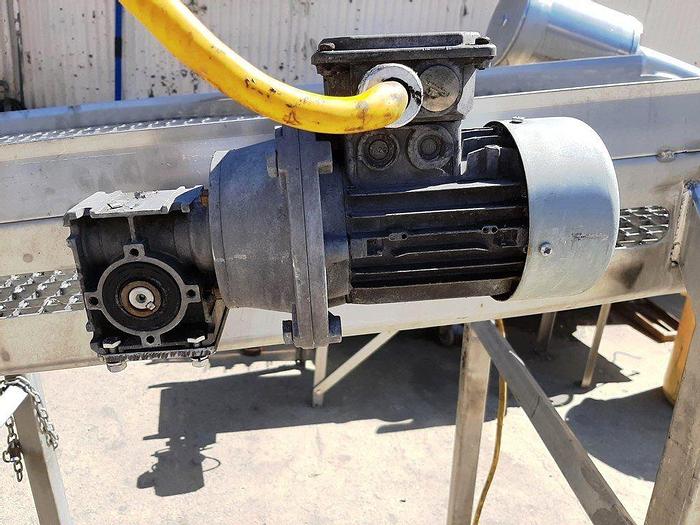 Used Conveyor, Belt, 20" x 66", S/st, Incline, Dewatering #S743099