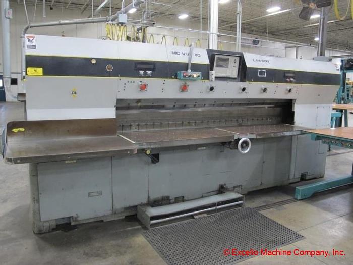 Used 110"(2.80M) LAWSON MODEL MC VIII GUILLOTINE CUTTER