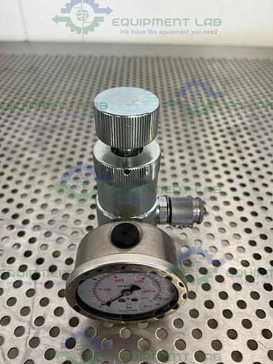 Used Afriso  Glycerine filled Bourdon Tube Pressure Gauges 0-2300 PSI 0-160 Bar