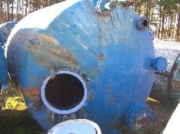 Used De Dietrich approximately 2000 gallon vertical glass lined tank