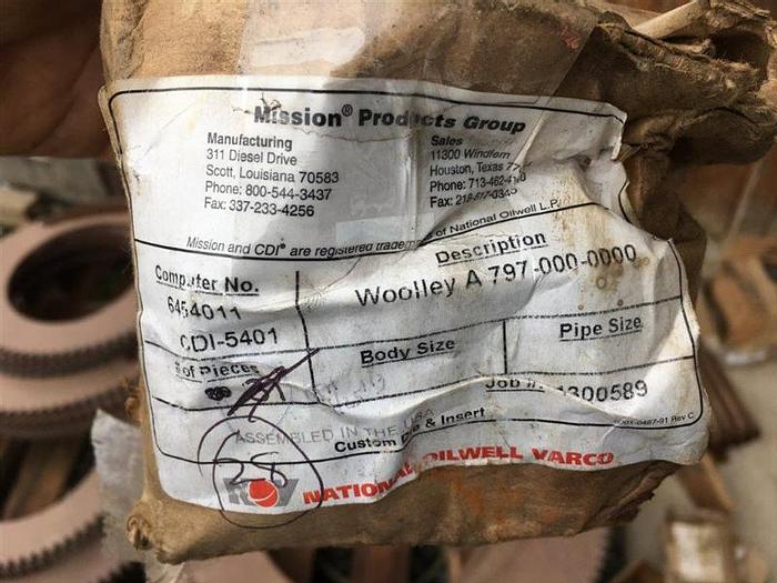 Used NOV Mission Wooley Dies Inserts Jaws - CDI-5401