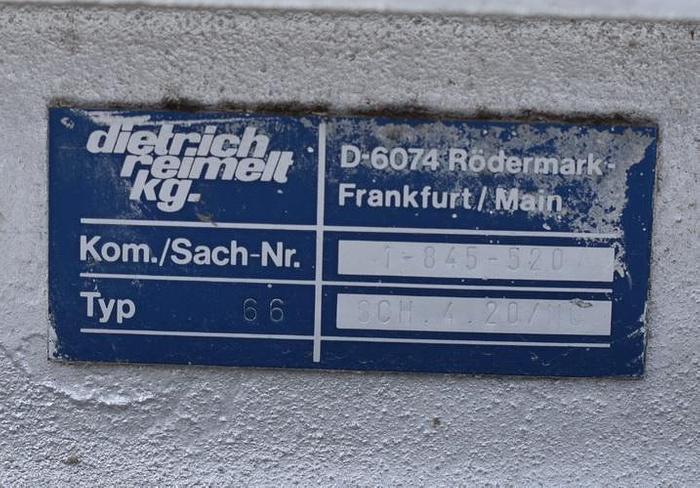 D'occasion USED ROTARY AIR LOCK VALVE, SIZE: 10'' X 4'' BLOW-THROUGH, CAST ALUMINUM, REIMELT