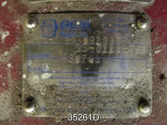 Used GPM S5-0116-H10 2" Stainless Steel Rotary Lobe Pump #35261