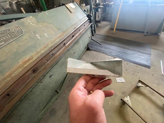 Used FJ Edwards Besco Truefold 10/16 A/S F Manual Folder