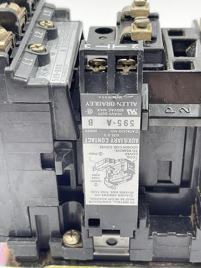 Used Allen-Bradley 509-A0D Ser B, 595-A Ser C, 42185-800-01