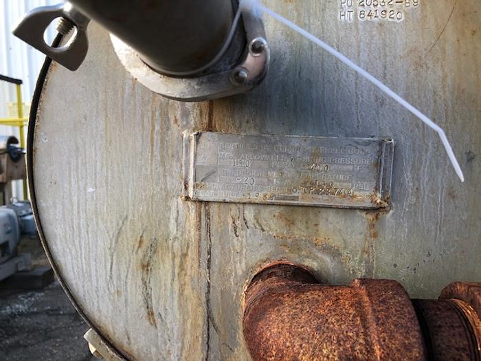 Used Cherry Burrell Twin Barrel Tube In Shell Heat Exchanger