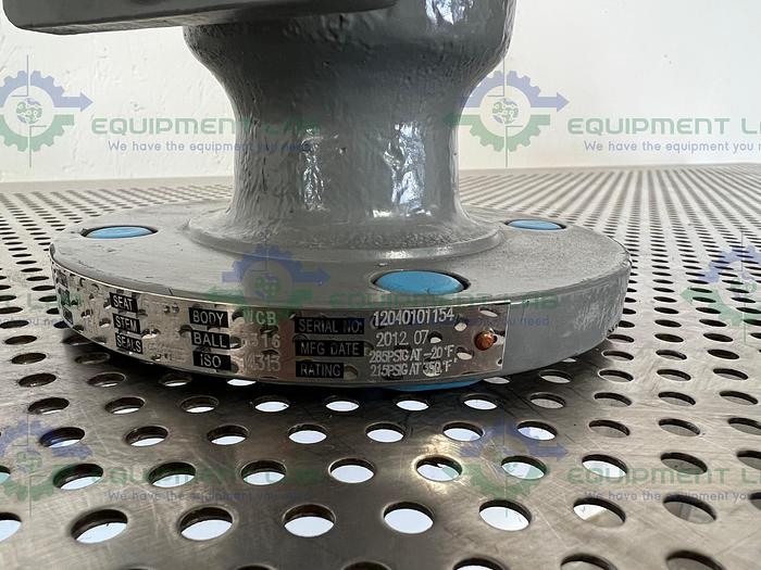 Used GWC  A150-1-BC-G2-L Ball Valve RTFE Class 150,  2" , 285 PSIG at -20°F