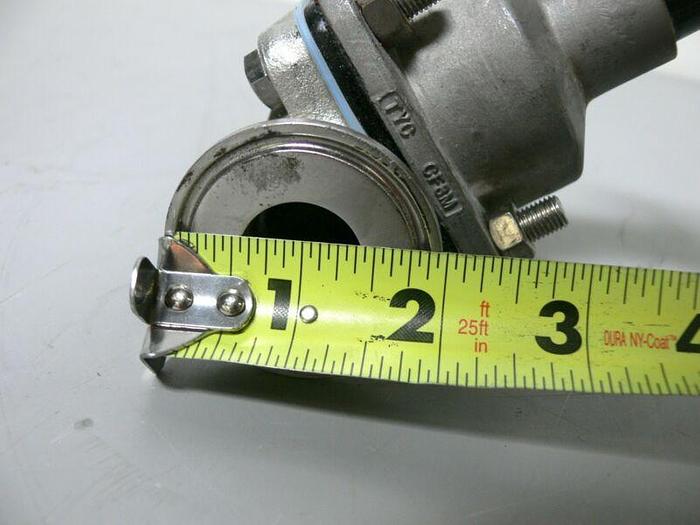 Used ITT Corp. Pure Flow 1-316L-RA25MAX-CWP200 Diaphragm Valve w/ 1" Sanitary Fitting