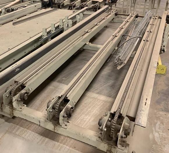 Used 40 INCH WIDE x 15 FT LONG 3-CHAIN CONVEYOR