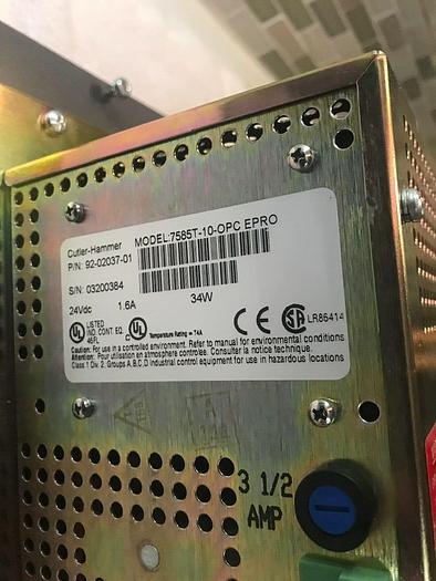 Used Cutler Hammer 7585T-10-OPC Epro Panelmate