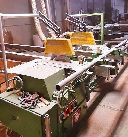 Used RÜCO double crosscut saw Type 22