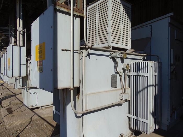 Used 1,500 KVA 13,000V SIEMENS-ALLIS SUBSTATION 480Y/277 VOLTS CU WINDING