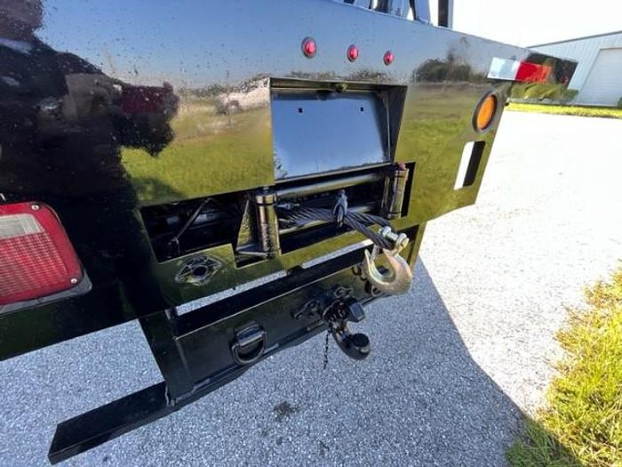 Used Hi-Ranger XT60 65ft Bucket Boom on 2013 Freightliner M2-106 4x4 Reg Cab Flatbed Truck – CZ6615