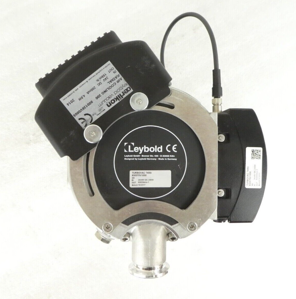 Used TURBOVAC T 450i Leybold 830070V1000 Turbomolecular Pump Turbo Tested Working