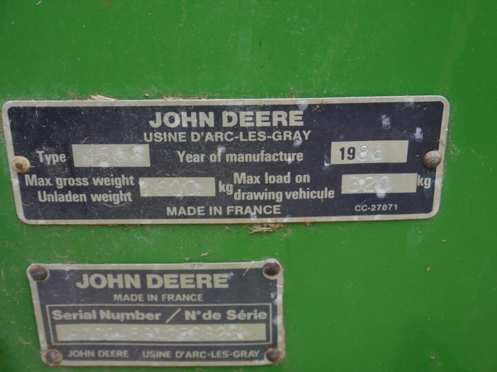 Used John Deere 456A Conventional Baler