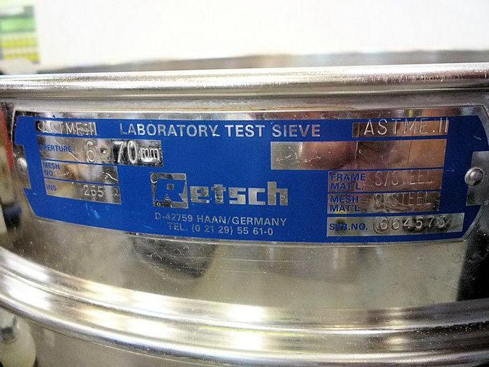Used D 12909 E - Vibratory Sieve RETSCH KS 1000