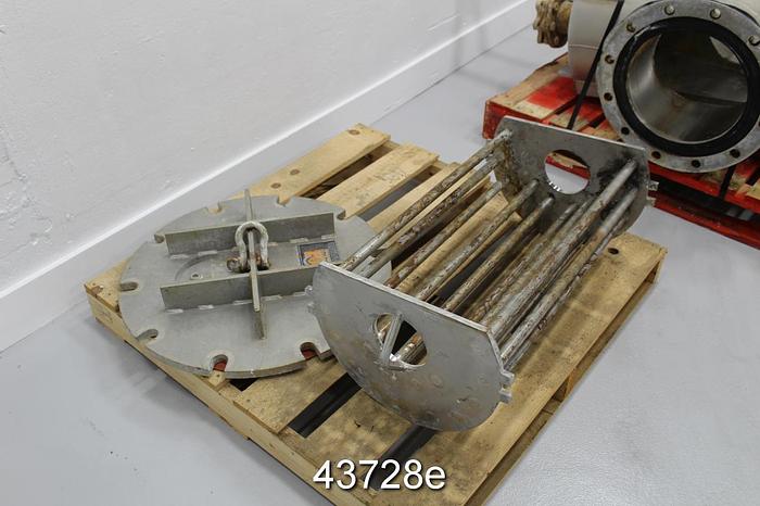 Used Eriez Magnetic Trap, 13.5x13.5, 15 Magnetic Tubes #43728