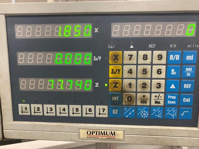 Used 2011 Optimum D420 x 1000DPA Manual Centre Lathe