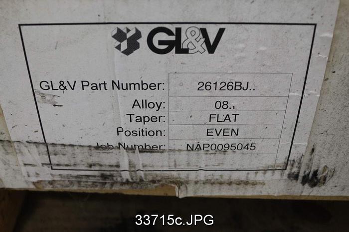 Unused Beloit DD4000 Refiner Disc Set, 26" Rotor #33715