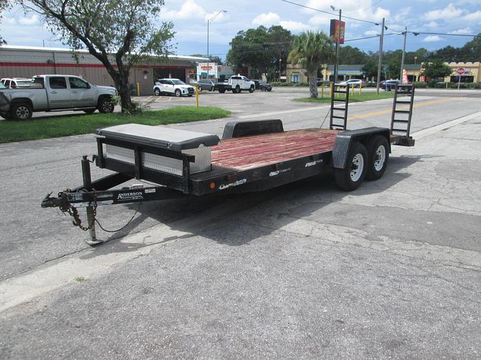 Used 2002 7x20 Anderson Equipment Trailer