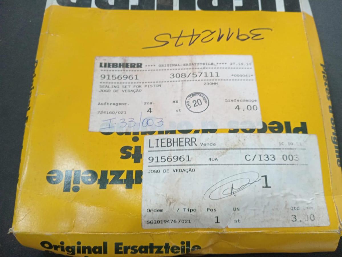 Kit Vedação Liebherr 9156961 