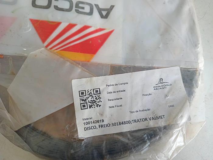 Disco De Freio Trator Original Unitec 30184800 