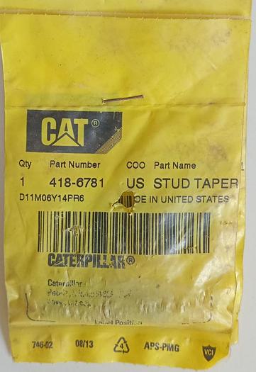 Prisioneiro de Travamento Caterpillar 418-6781