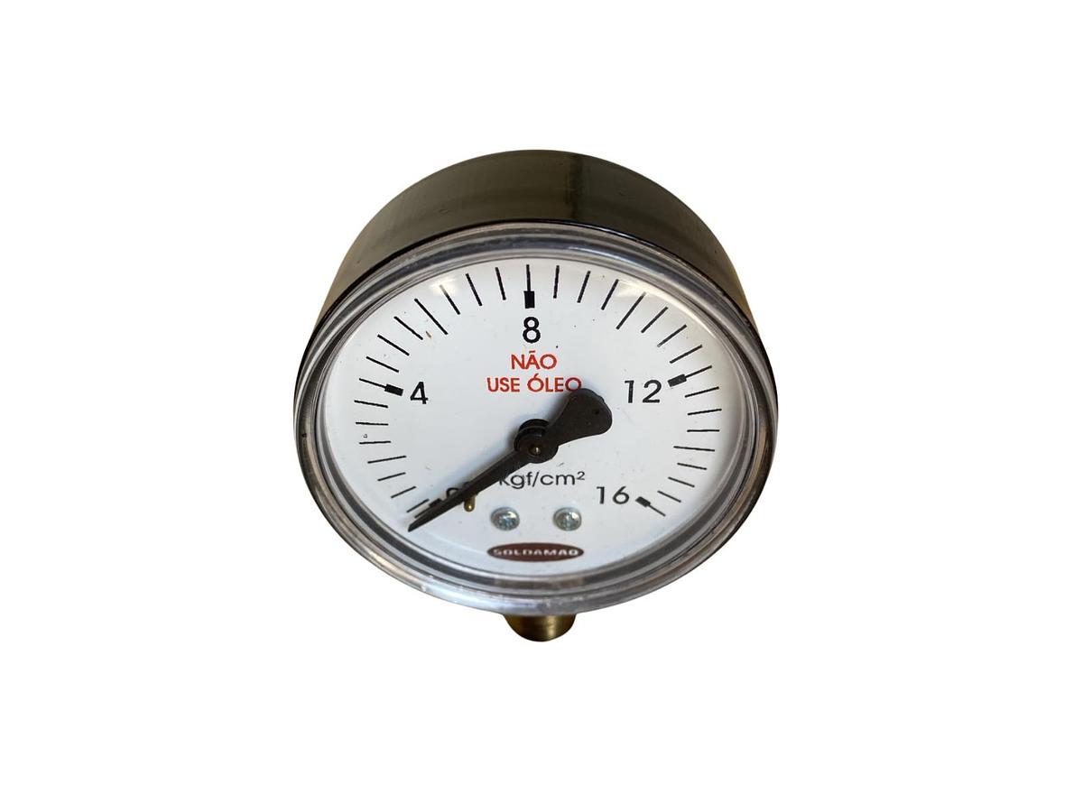 Manômetro Analógico SOLDAMAQ R82