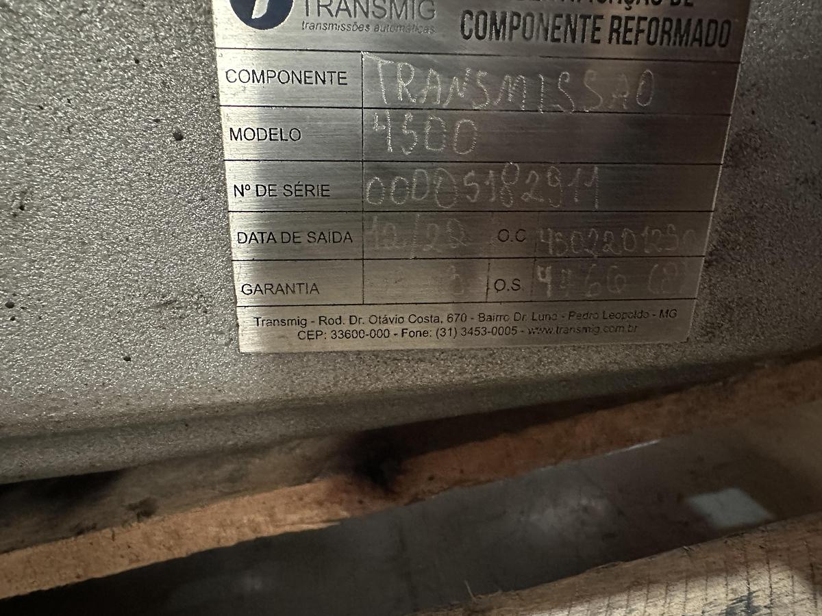 Remodelado Caixa Transmissão Allison 4500 reman com conversor