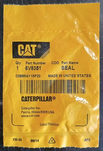 Anel Retentor Caterpillar 6V-8351